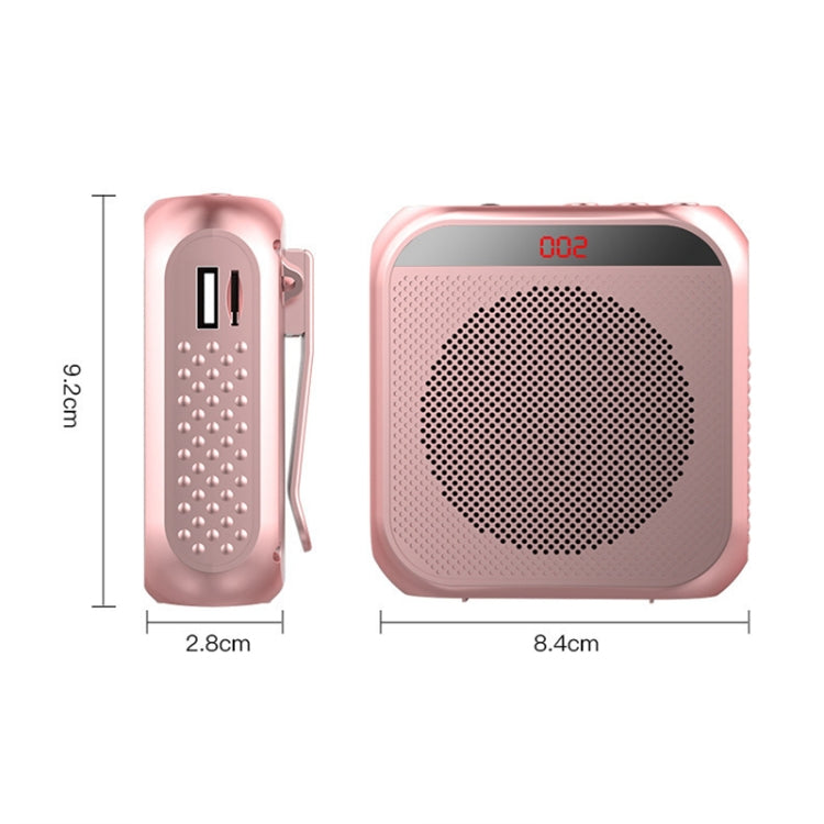 S17 Altifalante Portátil Mini Guia de Turismo para Ensino com Ecrã, S17 (Ouro Rosa), S17 (Preto Frio), S17 (Branco Brilhante)