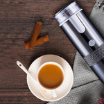 Máquina de Café Portátil Sem Fios Totalmente Automática, Preta