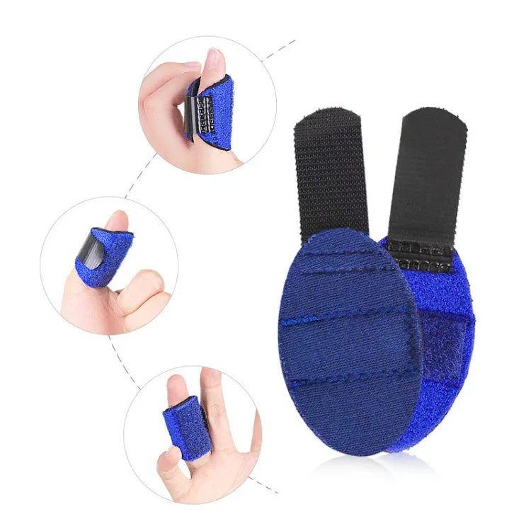 2 PCS Tiras para Dedos, Protetores de Dedos para Reabilitação Pós-Operatória, Vermelho, Azul, Preto, Cor da Pele
