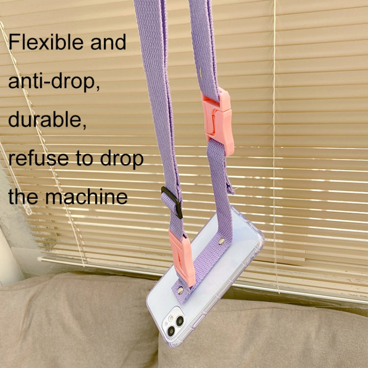 2 Unidades de Cordão Ajustável para Telefone de Ombro, Estojo para Telemóvel, Bolsa para Câmara, Laranja, Vermelho, Azul, Roxo