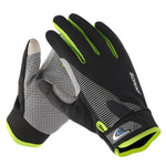 1 Par de Luvas de Ciclismo QX0002 Esportivas com Proteção Solar, Ecrã Tátil, Antiderrapantes, Resistentes ao Desgaste e Absorventes de Choque, L