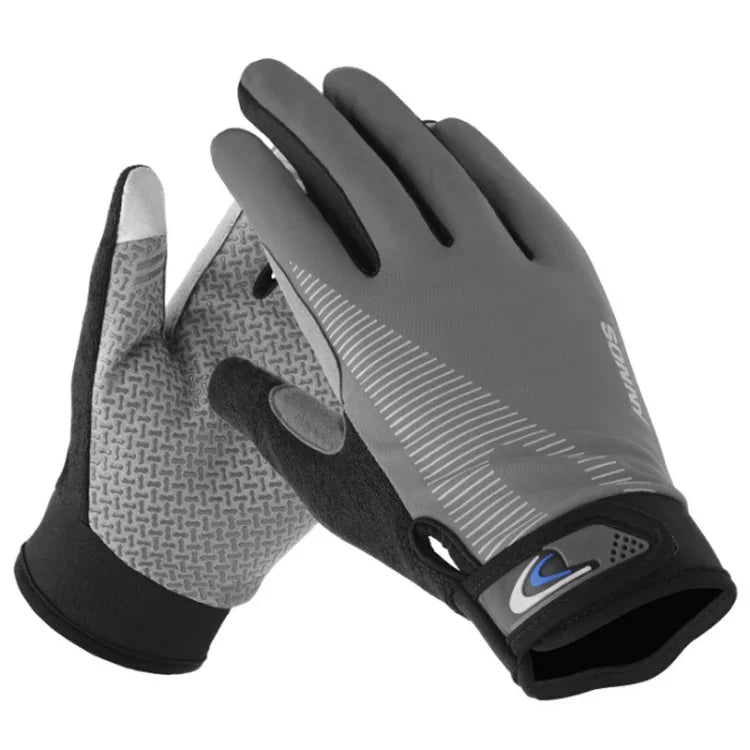 1 Par de Luvas de Ciclismo QX0002 Esportivas com Proteção Solar, Ecrã Tátil, Antiderrapantes, Resistentes ao Desgaste e Absorventes de Choque, L