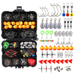 263 Peças / Conjunto T0196 Pequenos Acessórios de Pesca com Flutuador em Forma de Bola, Equipamento de Pesca com Pedra Flutuante