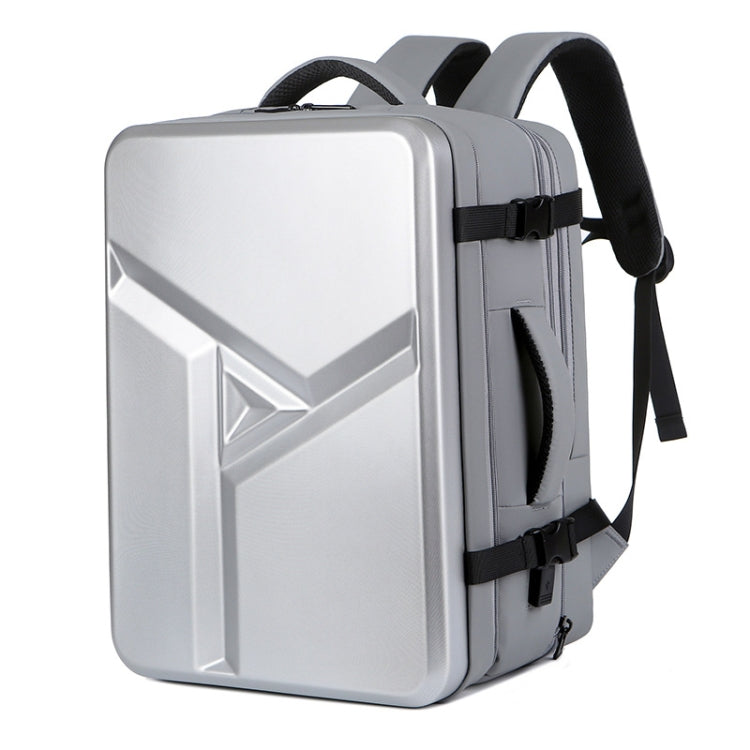 Mochila de Casca Rígida Expansível, Impermeável e de Grande Capacidade com Porta USB para Carregamento, 161 Cinzento Claro, 161 Preto, 161 Cinzento Escuro, 162 Preto, 162 Cinzento Profundo, 162 Cinzento Claro