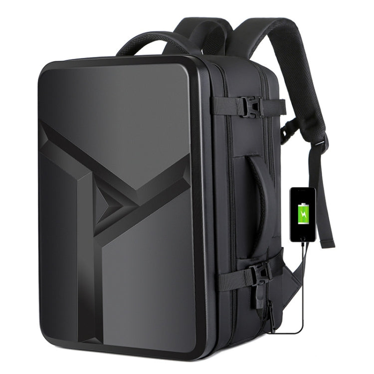 Mochila de Casca Rígida Expansível, Impermeável e de Grande Capacidade com Porta USB para Carregamento, 161 Cinzento Claro, 161 Preto, 161 Cinzento Escuro, 162 Preto, 162 Cinzento Profundo, 162 Cinzento Claro