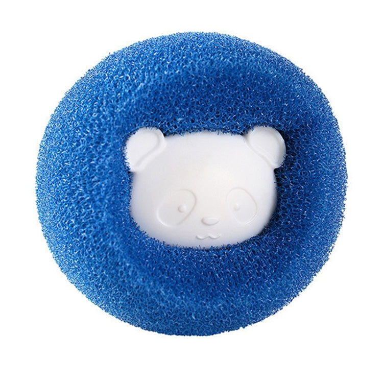 Bola de lavagem para máquina de lavar roupa, desinfetante, removedor de pelos, anti-enrolamento, azul urso, laranja urso