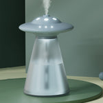 Humidificador FX-041 em Forma de OVNI com Luz Noturna USB, Branco Marfim, Verde Oceano, Azul Claro