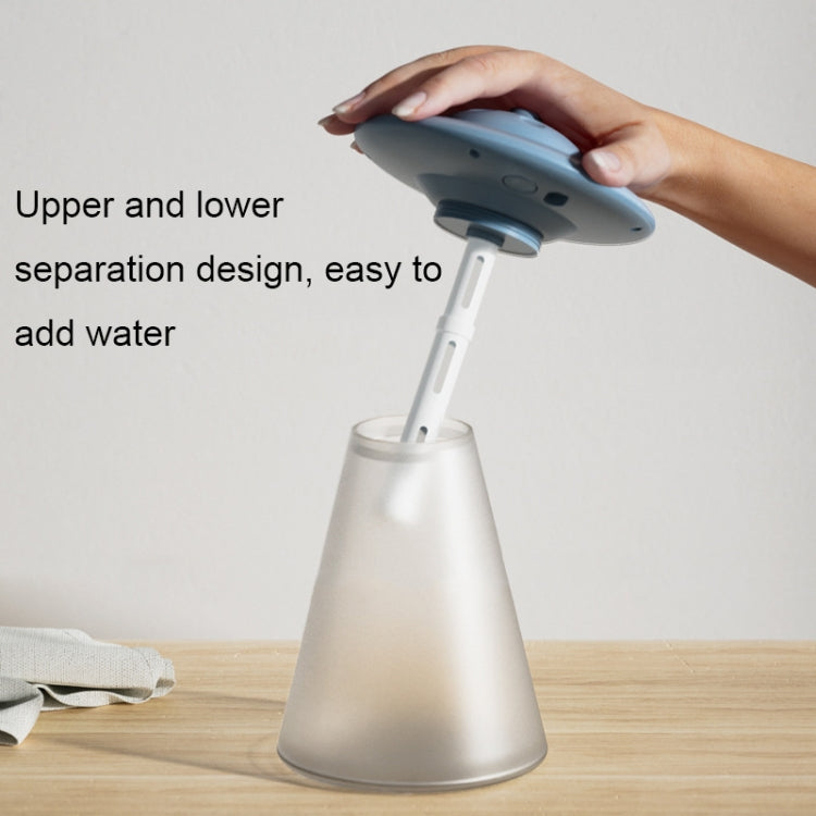 Humidificador FX-041 em Forma de OVNI com Luz Noturna USB, Branco Marfim, Verde Oceano, Azul Claro