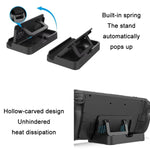 PGTECH suporte ajustável dobrável para consola Steam Deck + conjunto de autocolantes para trackpad, Suporte para consola PGTECH + autocolantes para trackpad