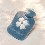 Bolsa portátil de água quente em peluche com desenho animado, 500ML rosa, 500ML azul, 1000ML azul, 1000ML verde, 1000ML verde menta, 1000ML com inserção amarela, 1000ML com inserção verde