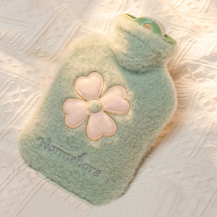 Bolsa portátil de água quente em peluche com desenho animado, 500ML rosa, 500ML azul, 1000ML azul, 1000ML verde, 1000ML verde menta, 1000ML com inserção amarela, 1000ML com inserção verde