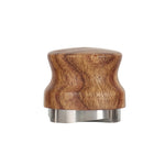 Pear Wood Stainless Steel Coffee Compressor, 51 mm, 53 mm, 58 mm