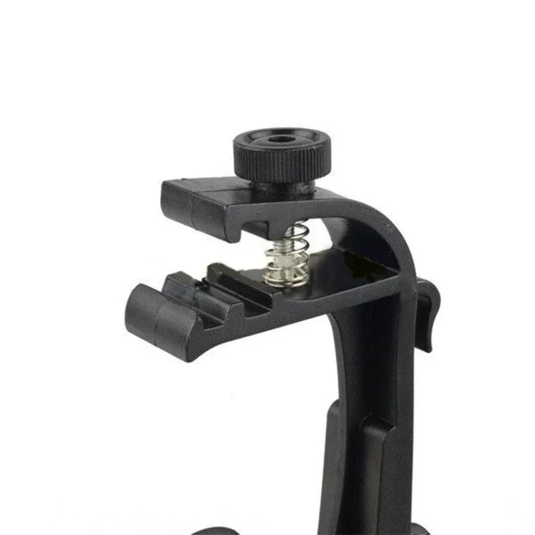 2 Peças de Suporte de Microfone com Clipe Ajustável para Aro de Bateria, M00661