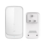 C03 Campainha Sem Fios para Casa Resistente à Água com Sensor Tátil 1 para 1, C03 Ficha UE Preto, C03 Ficha UK Branco, C03 Ficha UE Branco, C03 Ficha US Preto, C03 Ficha US Branco, C03 Ficha UK Preto