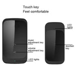 C03 Campainha Sem Fios para Casa Resistente à Água com Sensor Tátil 1 para 1, C03 Ficha UE Preto, C03 Ficha UK Branco, C03 Ficha UE Branco, C03 Ficha US Preto, C03 Ficha US Branco, C03 Ficha UK Preto