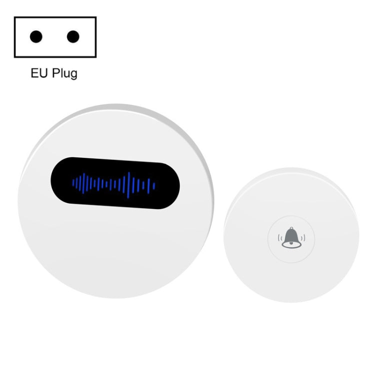 T10-1 1 Para 1 Iluminação Geração de Energia Própria Campainha Inteligente Sem Fios Anti-chuva, T10-1 Ficha UE Branco, T10-1 Ficha UE Preto, T10-1 Ficha EUA Branco, T10-1 Ficha EUA Preto, T10-1 Ficha UK Branco, T10-1 Ficha UK Preto