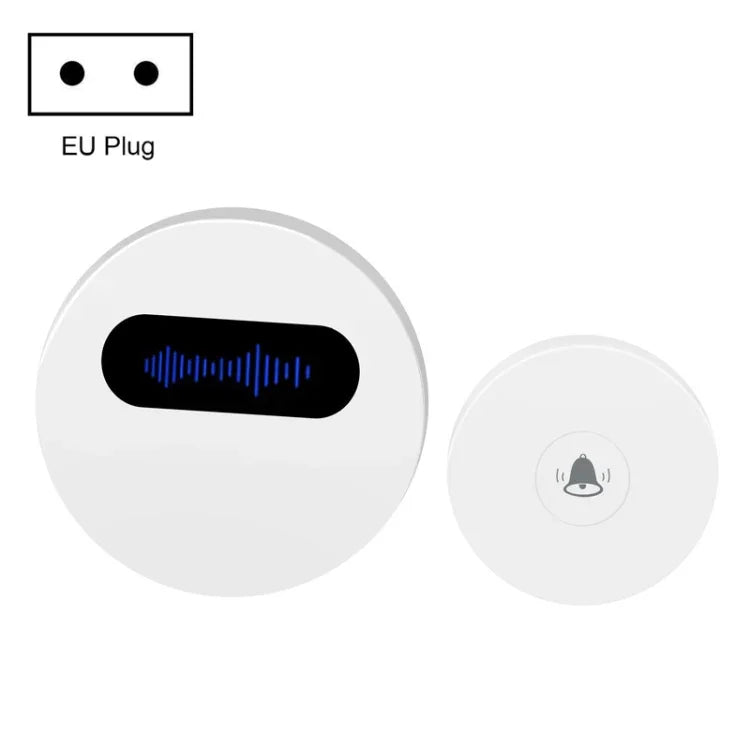 T10-1 1 Para 1 Iluminação Geração de Energia Própria Campainha Inteligente Sem Fios Anti-chuva, T10-1 Ficha UE Branco, T10-1 Ficha UE Preto, T10-1 Ficha EUA Branco, T10-1 Ficha EUA Preto, T10-1 Ficha UK Branco, T10-1 Ficha UK Preto
