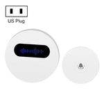 T10-1 1 Para 1 Iluminação Geração de Energia Própria Campainha Inteligente Sem Fios Anti-chuva, T10-1 Ficha UE Branco, T10-1 Ficha UE Preto, T10-1 Ficha EUA Branco, T10-1 Ficha EUA Preto, T10-1 Ficha UK Branco, T10-1 Ficha UK Preto