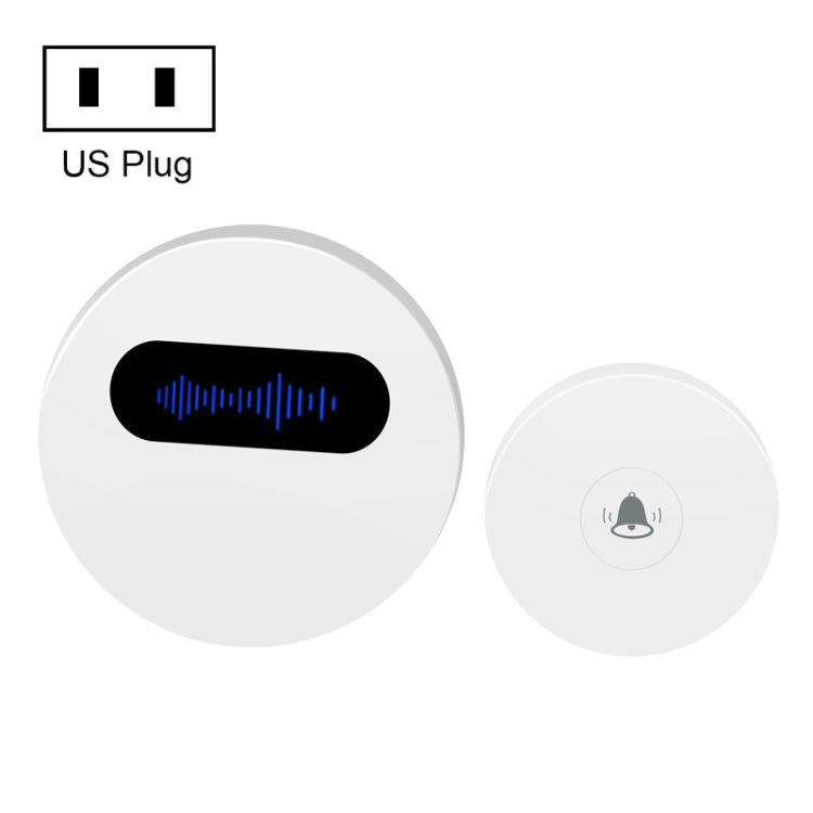 T10-1 1 Para 1 Iluminação Geração de Energia Própria Campainha Inteligente Sem Fios Anti-chuva, T10-1 Ficha UE Branco, T10-1 Ficha UE Preto, T10-1 Ficha EUA Branco, T10-1 Ficha EUA Preto, T10-1 Ficha UK Branco, T10-1 Ficha UK Preto