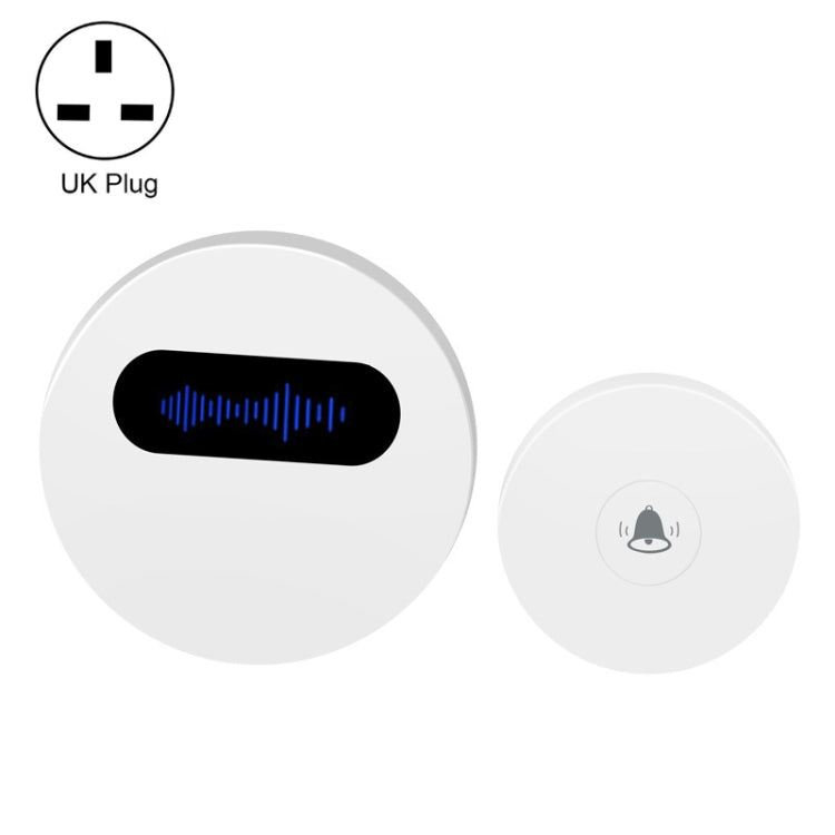 T10-1 1 Para 1 Iluminação Geração de Energia Própria Campainha Inteligente Sem Fios Anti-chuva, T10-1 Ficha UE Branco, T10-1 Ficha UE Preto, T10-1 Ficha EUA Branco, T10-1 Ficha EUA Preto, T10-1 Ficha UK Branco, T10-1 Ficha UK Preto