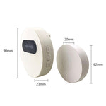 T10-1 1 Para 1 Iluminação Geração de Energia Própria Campainha Inteligente Sem Fios Anti-chuva, T10-1 Ficha UE Branco, T10-1 Ficha UE Preto, T10-1 Ficha EUA Branco, T10-1 Ficha EUA Preto, T10-1 Ficha UK Branco, T10-1 Ficha UK Preto