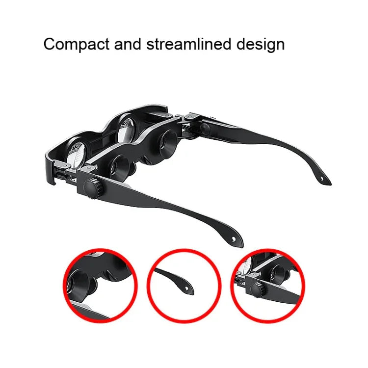 Binóculos de Pesca DM0125 3X com Foco Ajustável Tipo de Vidro, Capa Dura, Com Lente Polarizada Cinzenta, Com Lente Polarizada Amarela, Com Lente Polarizada Vermelha, Com Lente Cinzenta + Amarela, Com Lente Tricolor