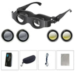 Binóculos de Pesca DM0125 3X com Foco Ajustável Tipo de Vidro, Capa Dura, Com Lente Polarizada Cinzenta, Com Lente Polarizada Amarela, Com Lente Polarizada Vermelha, Com Lente Cinzenta + Amarela, Com Lente Tricolor