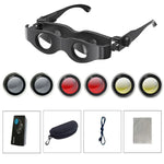 Binóculos de Pesca DM0125 3X com Foco Ajustável Tipo de Vidro, Capa Dura, Com Lente Polarizada Cinzenta, Com Lente Polarizada Amarela, Com Lente Polarizada Vermelha, Com Lente Cinzenta + Amarela, Com Lente Tricolor