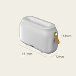 Humidificador Aromaterapia com Chama Simulada e Luz Ambiente para Quarto, Branco, Verde, Cinzento, 3 Cores (RGB)