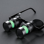 Binóculos de Pesca HD D-1548 10x com Foco Ajustável, Especificações:, Apenas Binóculos, Com Lente Polarizada Cinzenta, Com Lente Polarizada Amarela, Com Lente Polarizada Vermelha, Com Lente Polarizada Cinzenta+Amarela, Com Lente Polarizada Tricolor