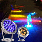 Luz LED Subaquática para Piscina, Lago de Peixes, Fonte, Impermeável para Paisagismo, 36W