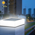 Lâmpada de Coluna Solar Exterior TS-S5306 IP68 à Prova de Água para Relvado e Jardim, Estilo:, Interruptor de Três Cores, Gradiente RGB + Cor Fixa