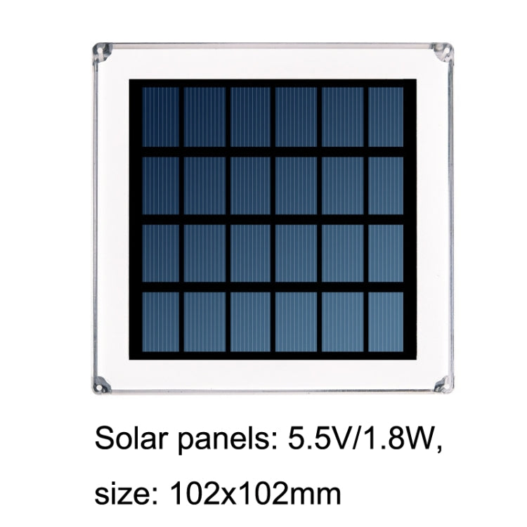 Lâmpada de Coluna Solar Exterior TS-S5306 IP68 à Prova de Água para Relvado e Jardim, Estilo:, Interruptor de Três Cores, Gradiente RGB + Cor Fixa