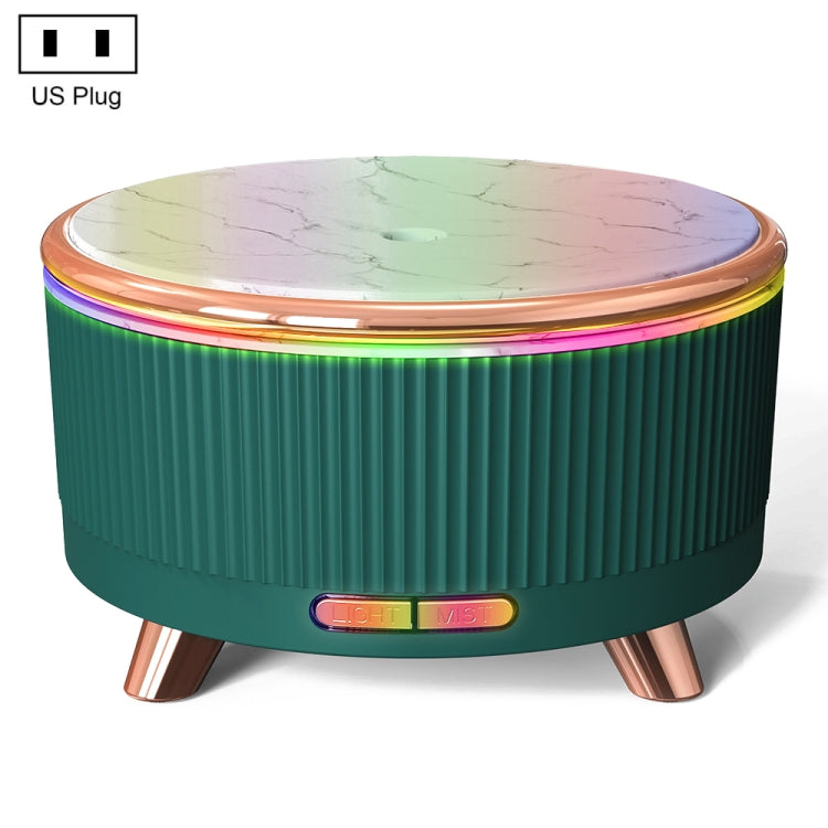 Difusor Ultrassónico de Aromaterapia Humidificador Difusor de Óleo Essencial, Plugue US, Plugue EU, Plugue UK, Plugue AU