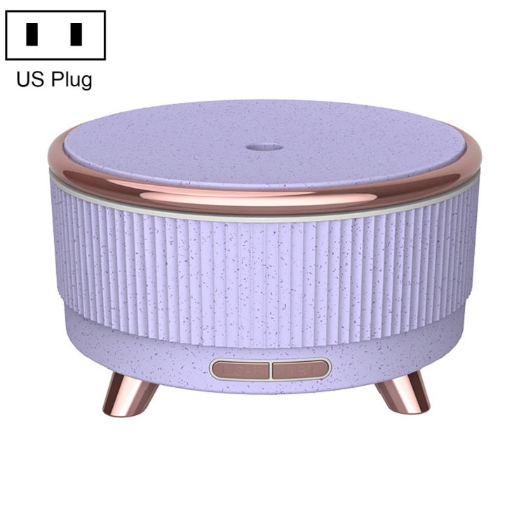 Difusor Ultrassónico de Aromaterapia Humidificador Difusor de Óleo Essencial, Plugue US, Plugue EU, Plugue UK, Plugue AU