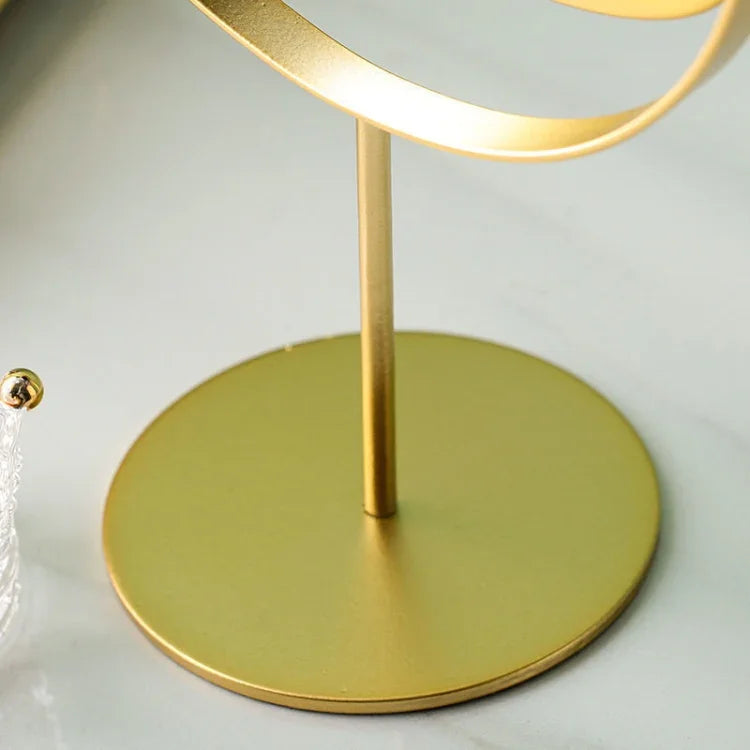 Espelho de Maquilhagem de Secretária Simples e Portátil, Espelho Giratório para Vestir, Estilo:, Modelo Alto Dourado, Modelo com Suporte Dourado, Modelo Alto Preto, Modelo com Suporte Preto