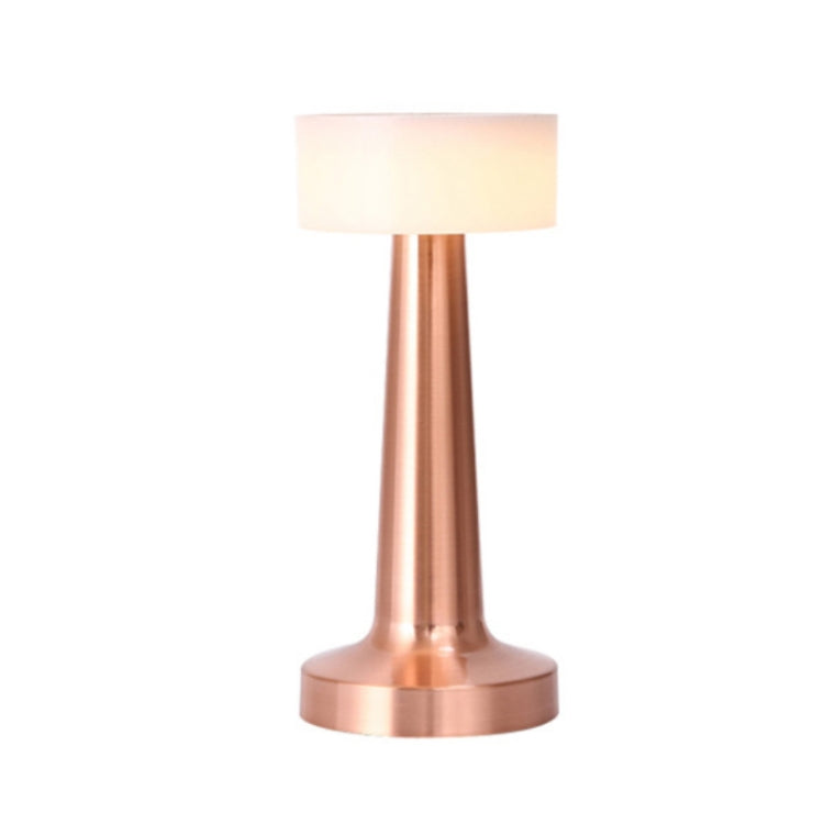 Lâmpada de Secretária com Carregamento Sem Fios por Toque Luz Noturna de Ambiente, Bronze, Dourado, Prateado