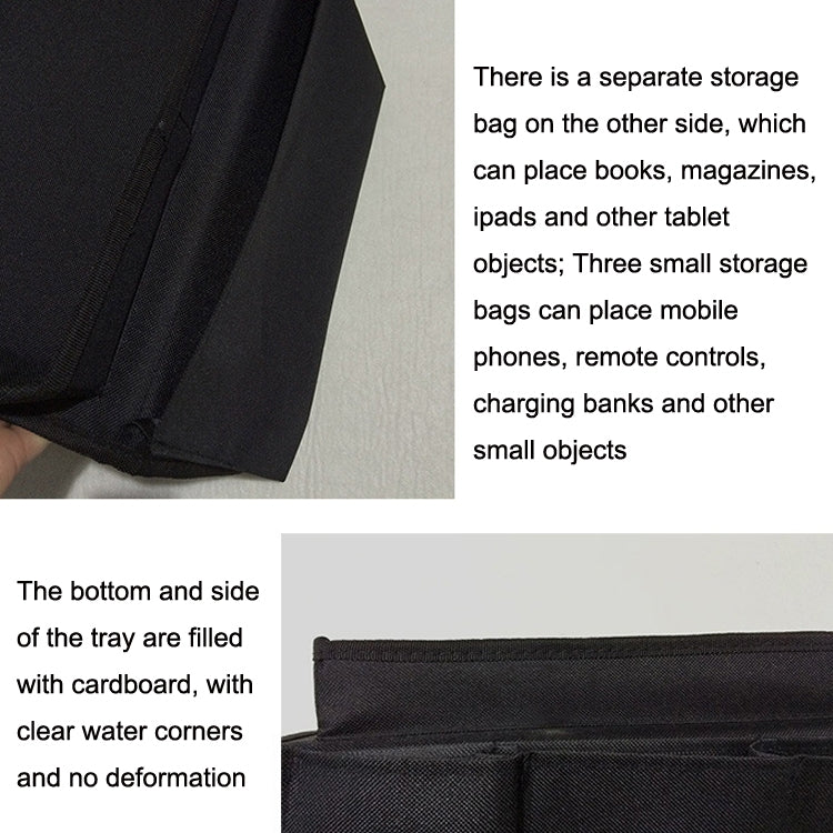 Bolsa de Pendurar para Braço de Sofá em Tecido Oxford SF001, Armazenamento Doméstico, Tecido Oxford Bege, Tecido Oxford Preto, Tecido Oxford Castanho