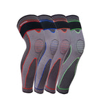 Joelheiras Desportivas de Malha de Nylon para Ciclismo, S, M, L