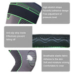 Joelheiras Desportivas de Malha de Nylon para Ciclismo, S, M, L