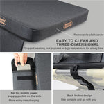 Outdoor Camping Stool USB Heating Portable Mat, Gray