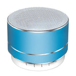 Mini Coluna Bluetooth Sem Fios em Metal