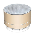 Mini Coluna Bluetooth Sem Fios em Metal