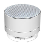 Mini Coluna Bluetooth Sem Fios em Metal