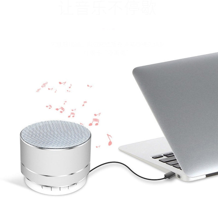 Mini Coluna Bluetooth Sem Fios em Metal