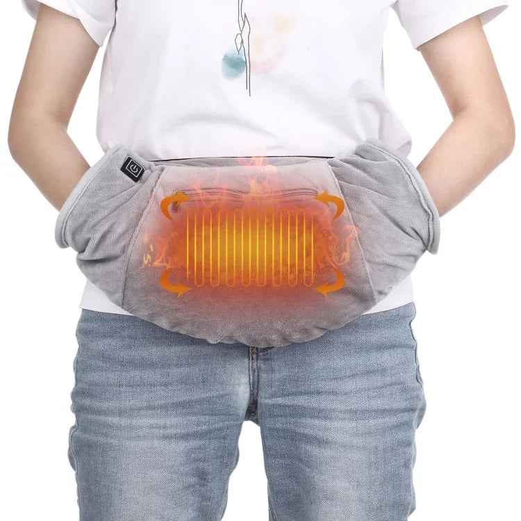 Bolsa Térmica Elétrica para Aquecimento das Mãos, Luva Térmica para Tempo Frio, Bolsa de Cintura para Aquecimento das Mãos