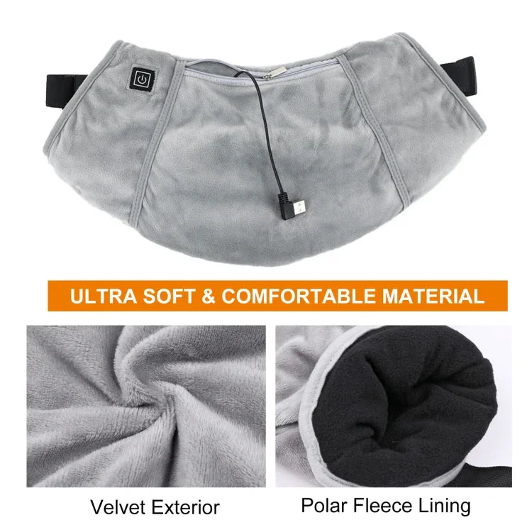 Bolsa Térmica Elétrica para Aquecimento das Mãos, Luva Térmica para Tempo Frio, Bolsa de Cintura para Aquecimento das Mãos