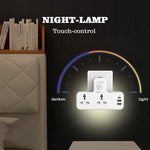 Tomada Multifuncional de Carregamento Rápido LDNIO SC2311 20W PD+QC 3.0 para Casa com Função de Luz Noturna, Especificações:, Ficha EU, Ficha UK, Ficha US