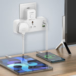 Tomada Multifuncional de Carregamento Rápido LDNIO SC2311 20W PD+QC 3.0 para Casa com Função de Luz Noturna, Especificações:, Ficha EU, Ficha UK, Ficha US