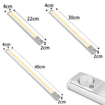 Lâmpada de Roupeiro com Sensor de Corpo Humano Inteligente USB 2,8W, Comprimento:, 30 cm, 40 cm